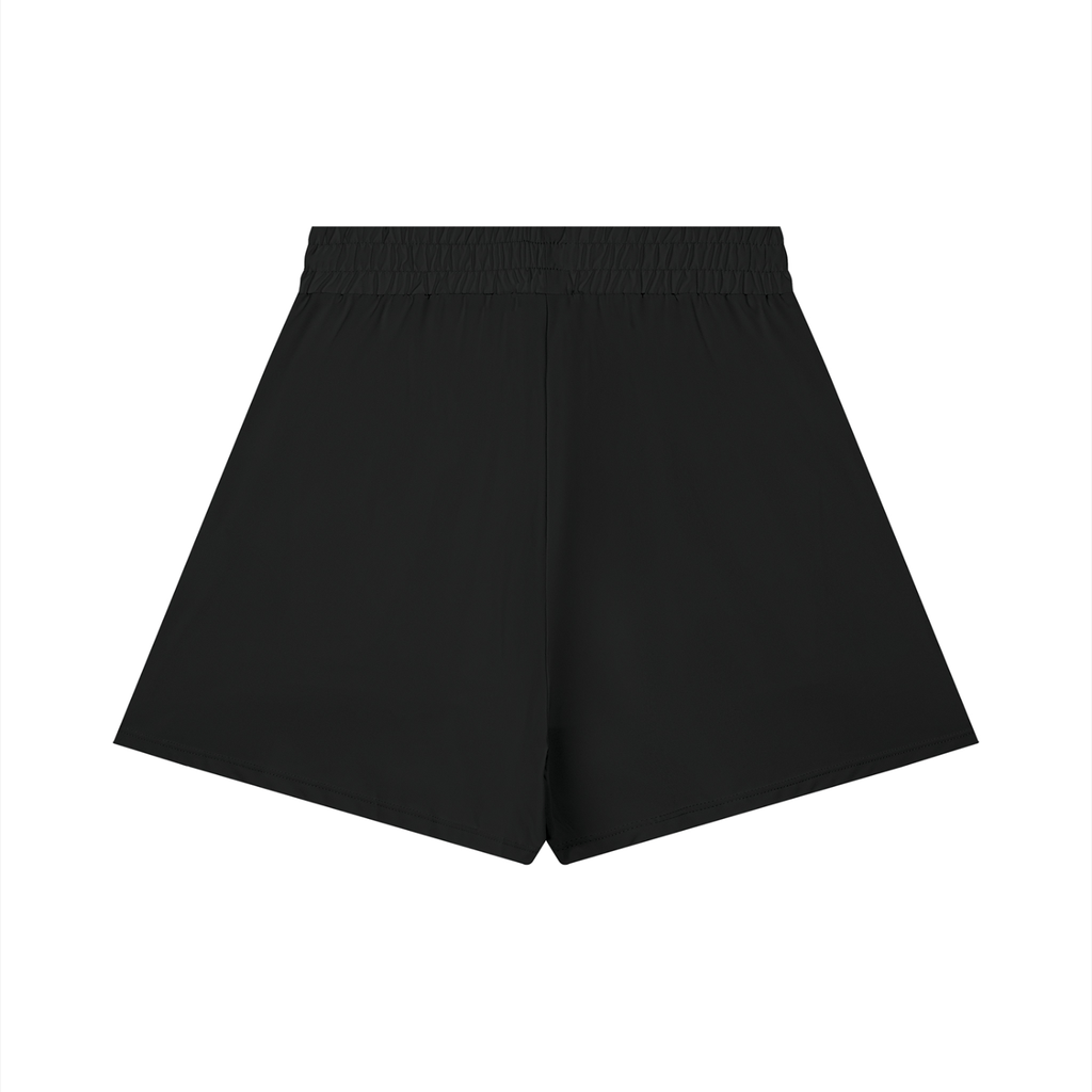 Pocketed Ruched Yoga Shorts