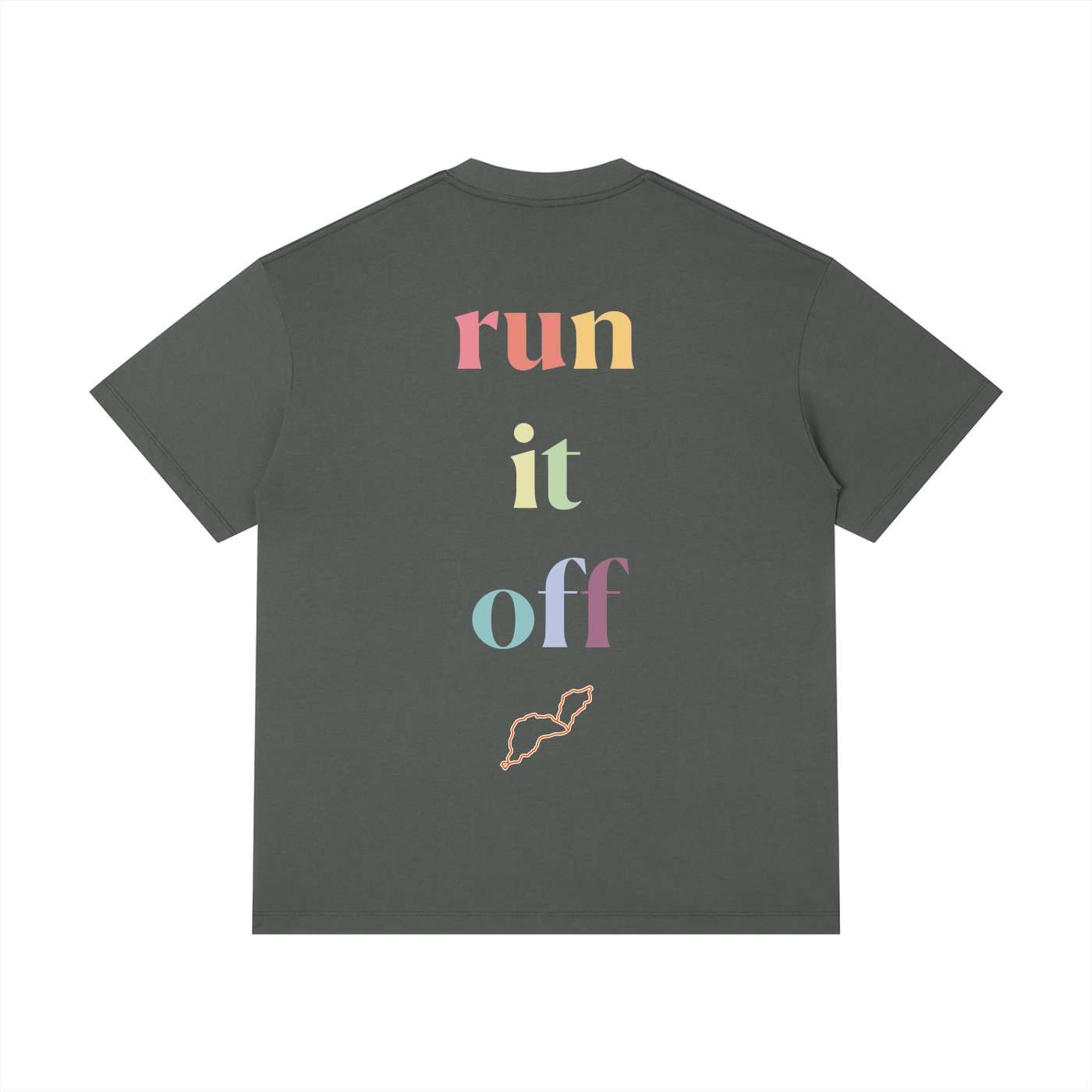 run it off - LIGHTER STYLE Unisex Regular Fit Crewneck T-Shirt