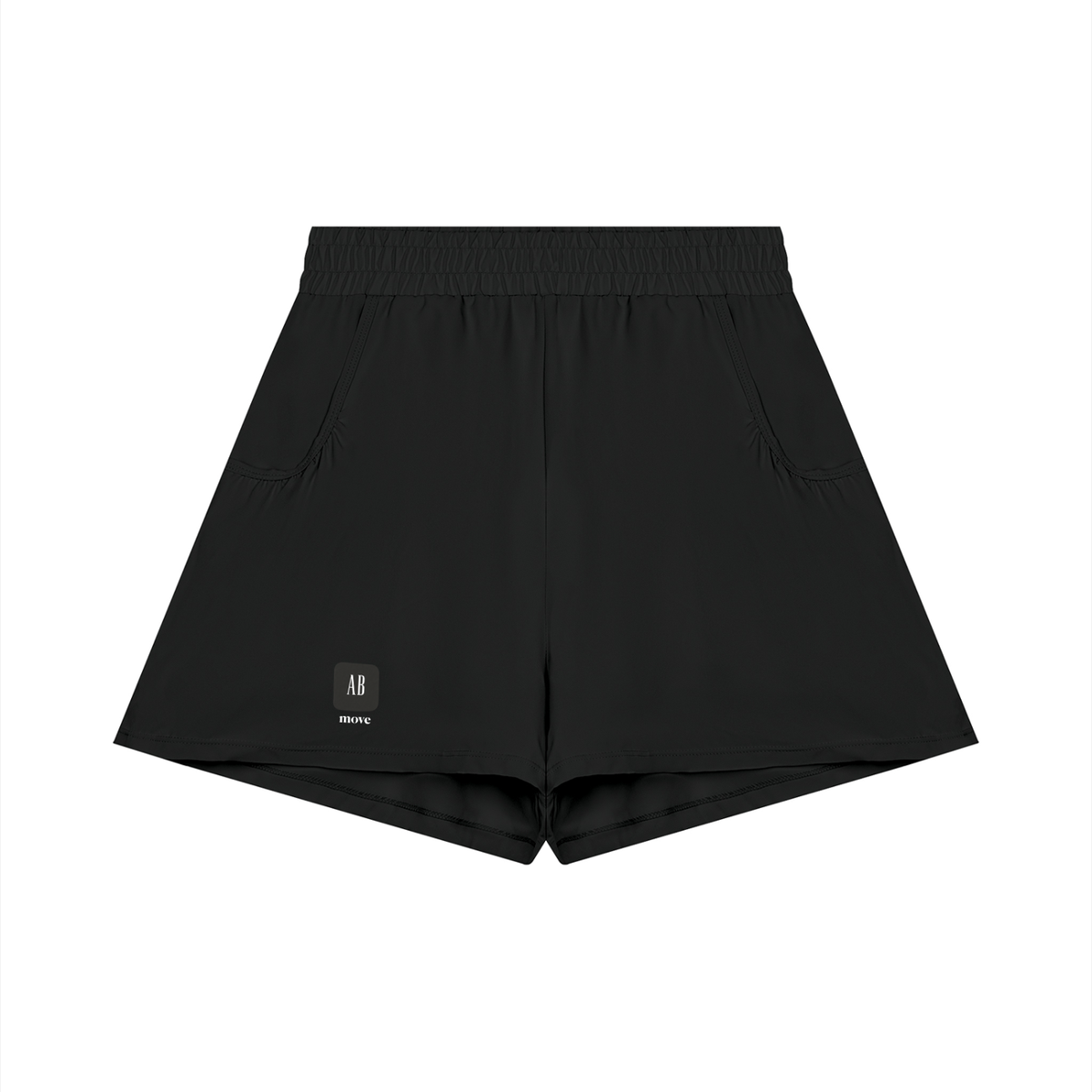 Pocketed Ruched Yoga Shorts