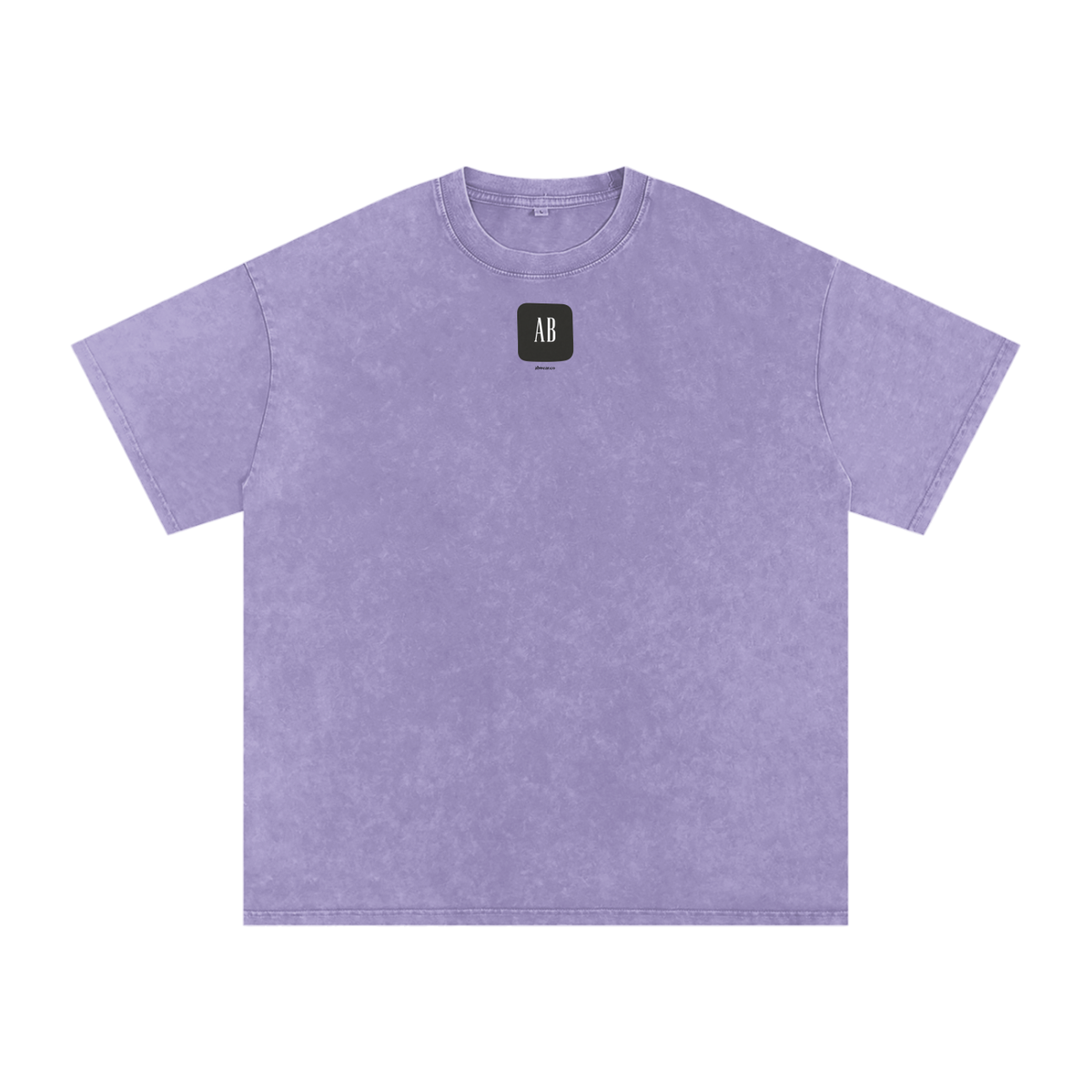 Run it off - Snow Washed Oversized Cotton T-Shirt