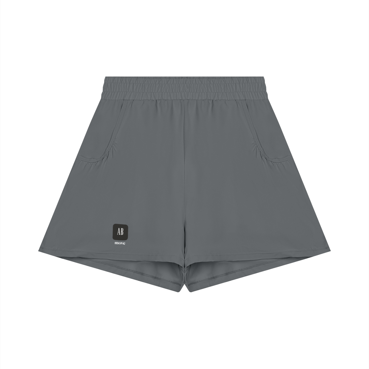 Pocketed Ruched Yoga Shorts
