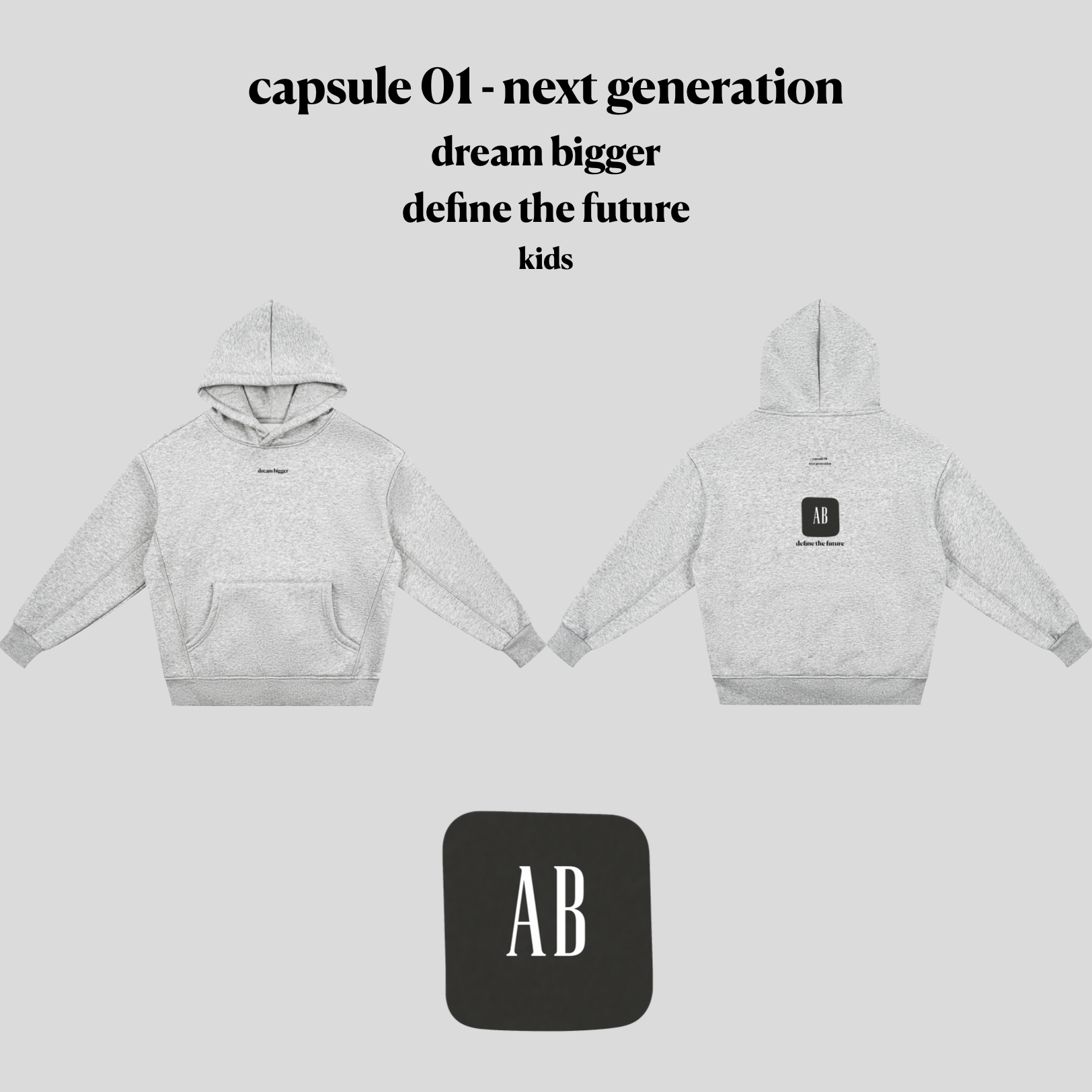 Kids - Dream Bigger/Define the Future - Hoodie