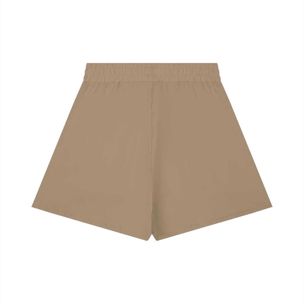 Pocketed Ruched Yoga Shorts