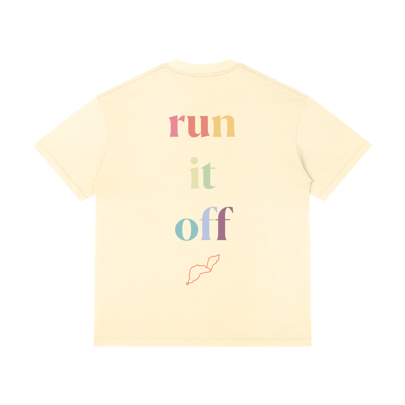 run it off - LIGHTER STYLE Unisex Regular Fit Crewneck T-Shirt