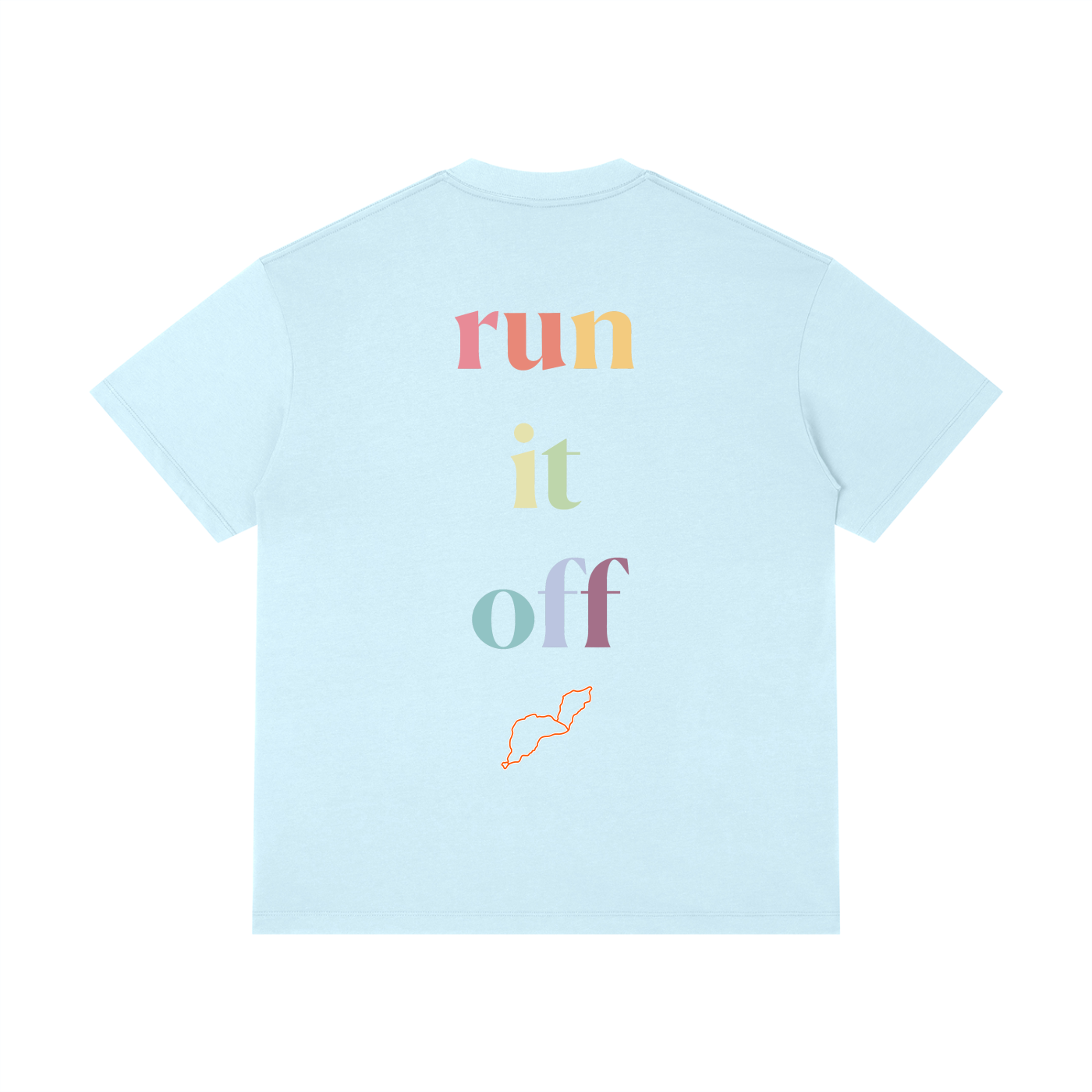 run it off - LIGHTER STYLE Unisex Regular Fit Crewneck T-Shirt
